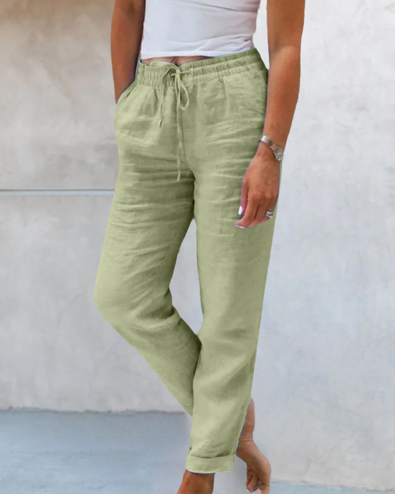 Amanda | Linen Women’s Pants