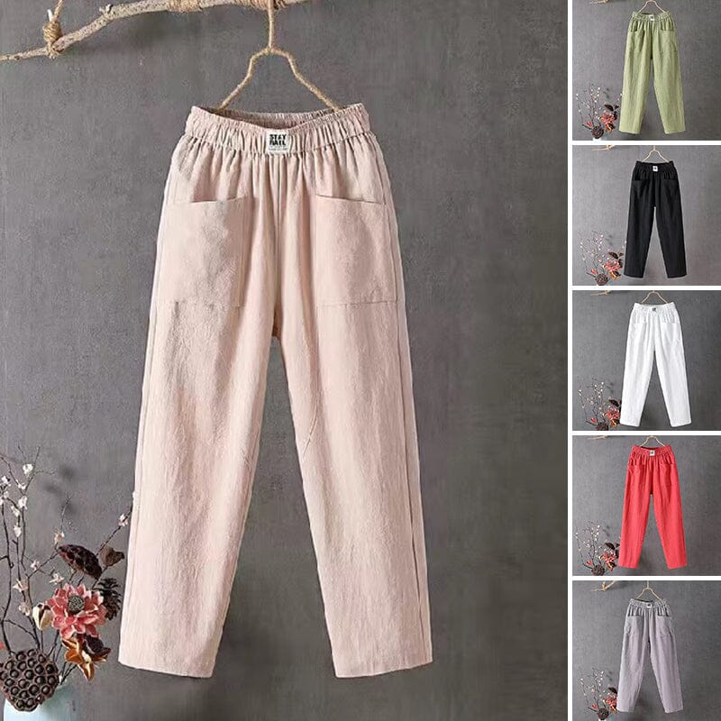 Audrey | Linen Blend Trousers