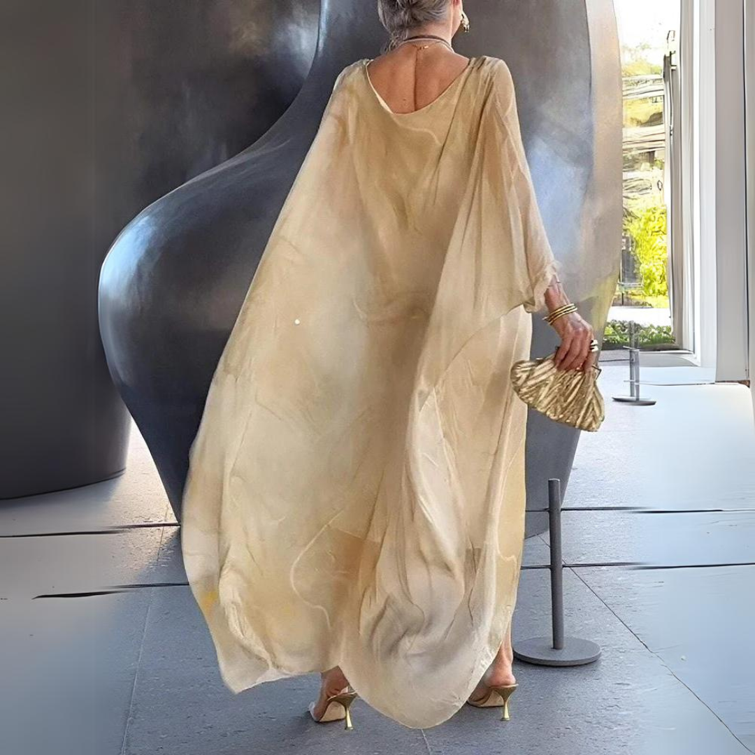 Ayla - Elegant Silk Chiffon Dress