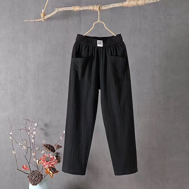 Audrey | Linen Blend Trousers