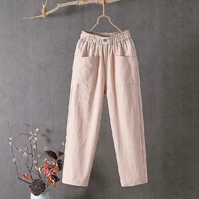 Audrey | Linen Blend Trousers