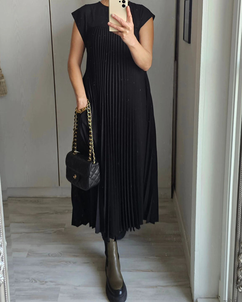 Debra | Elegant Pleated Dress