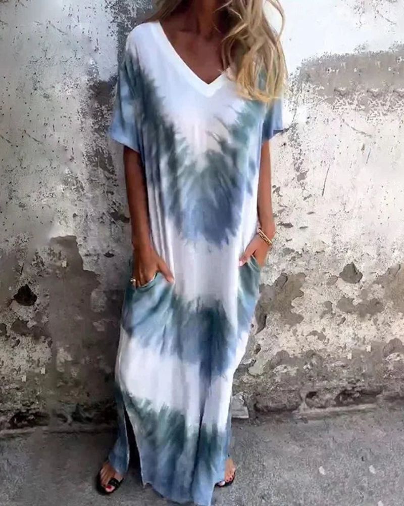 Jena | Tie Dye Boho Dress