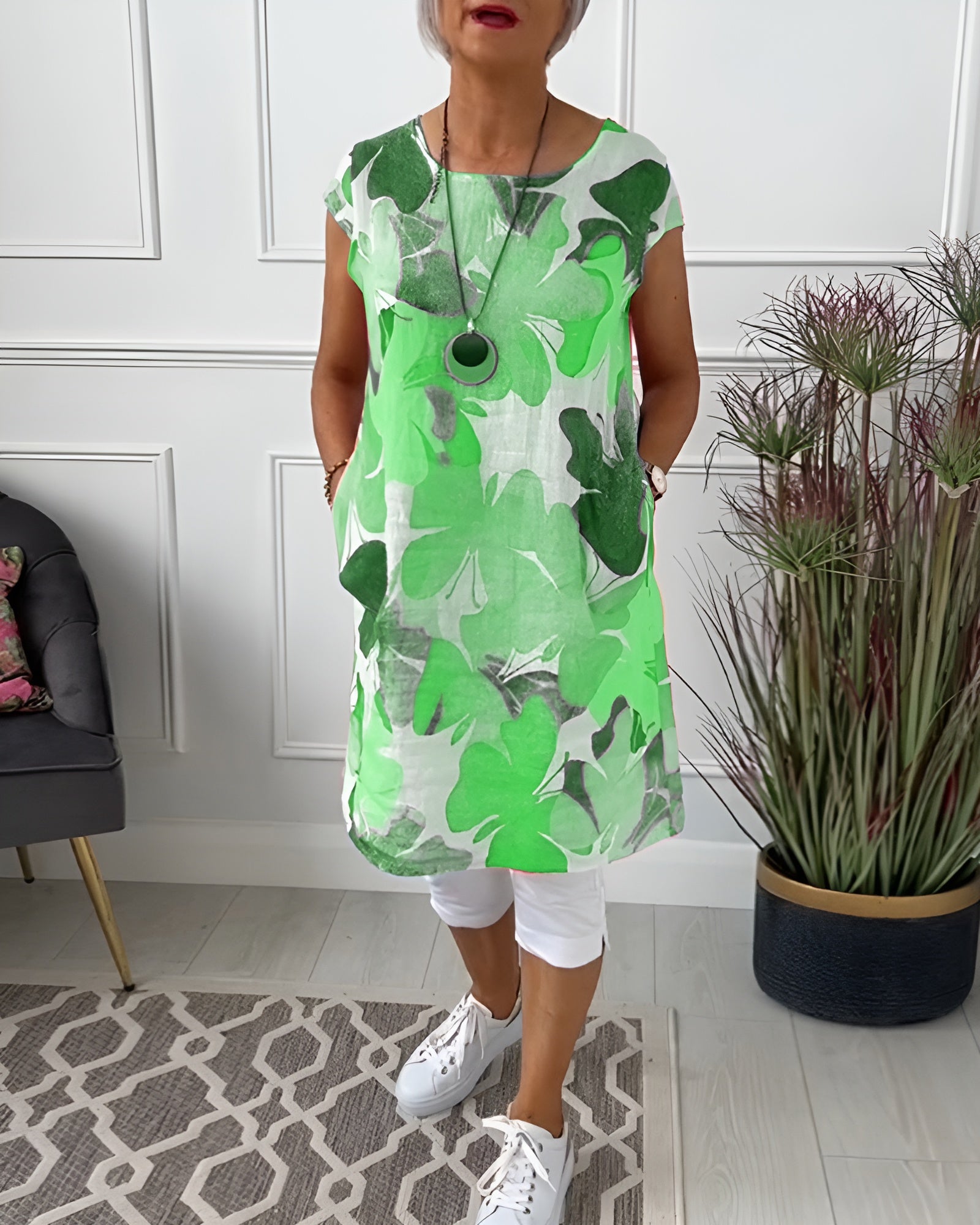 Freya | Summer Dress With Butterfly Print