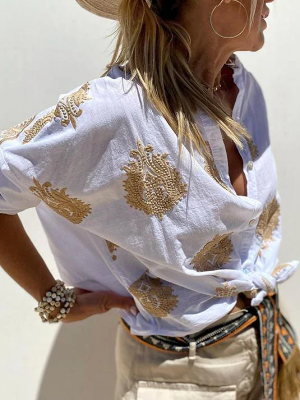 Dehlia | Printed Blouse