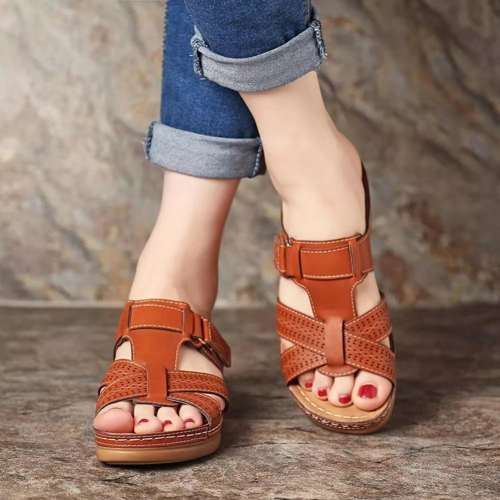 Sofia | Leather Orthopedic Sandals