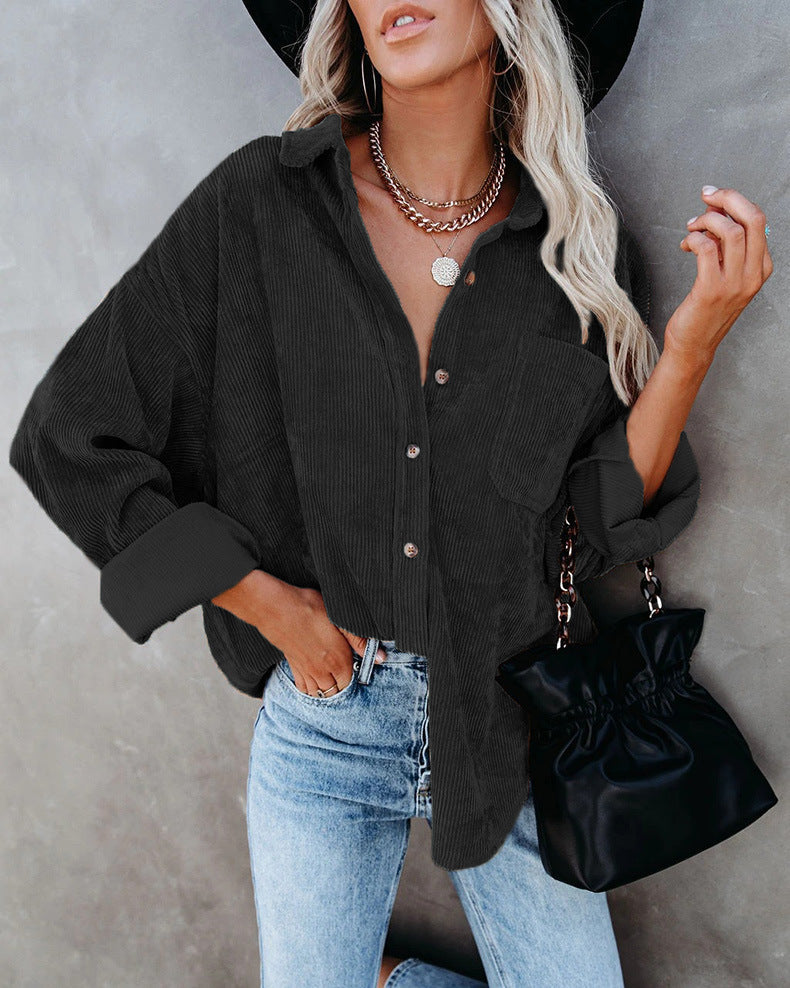 Seren | Vintage Velvet Shirt