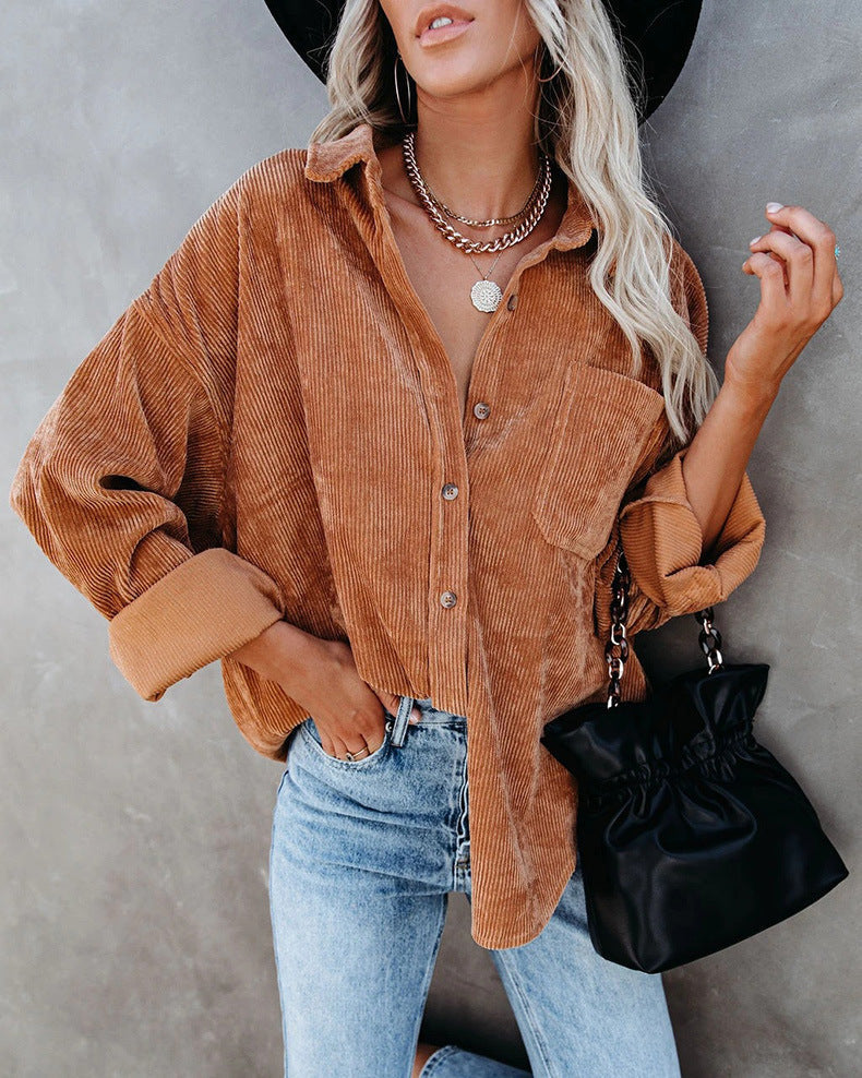 Seren | Vintage Velvet Shirt