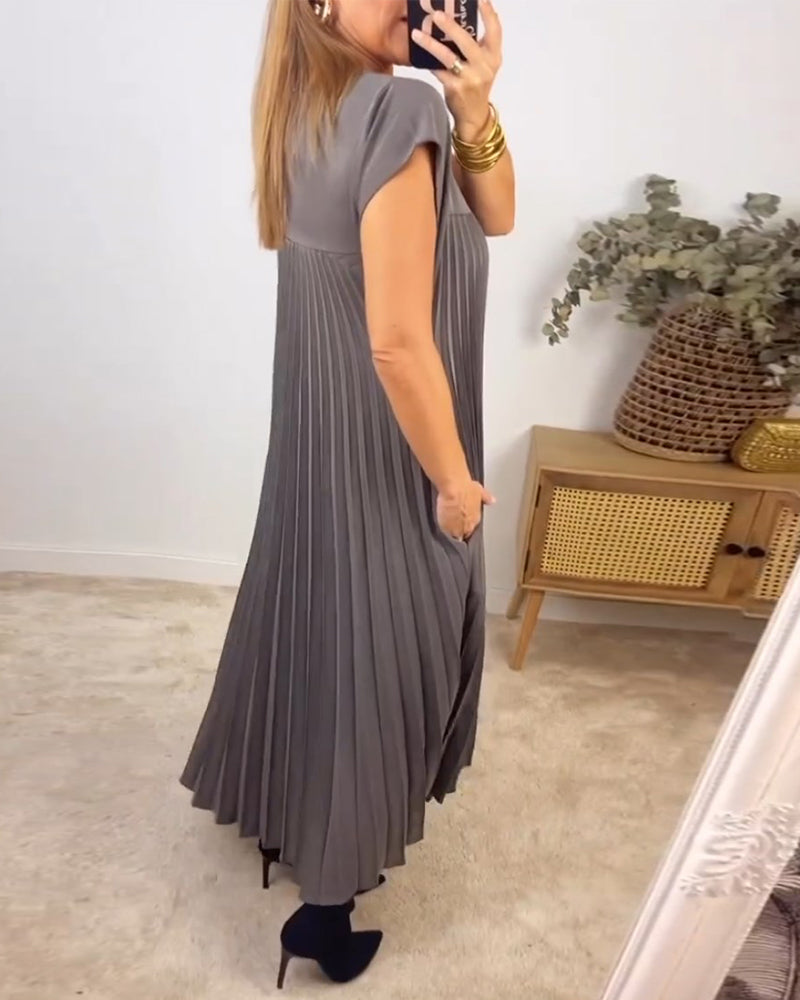 Debra | Elegant Pleated Dress