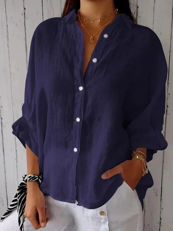 Lilly - Elegant Linen Blouse