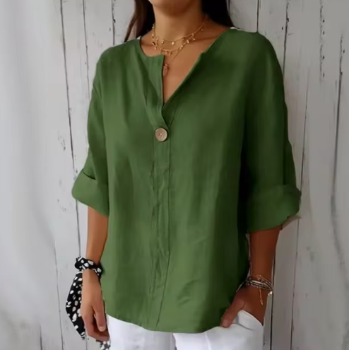 Riley | Elegant V-Neck Shirt