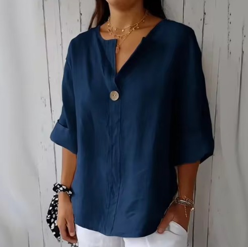 Riley | Elegant V-Neck Shirt