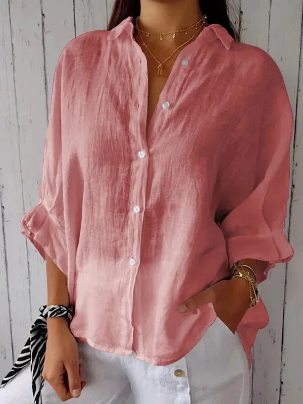 Lilly - Elegant Linen Blouse