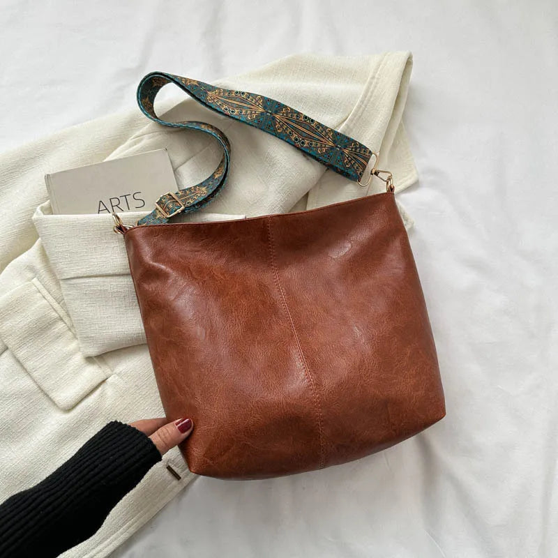 Chelsey | Vintage Leather Shoulder Bag