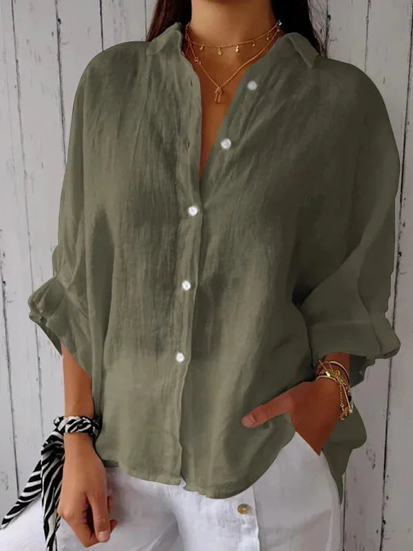 Lilly - Elegant Linen Blouse