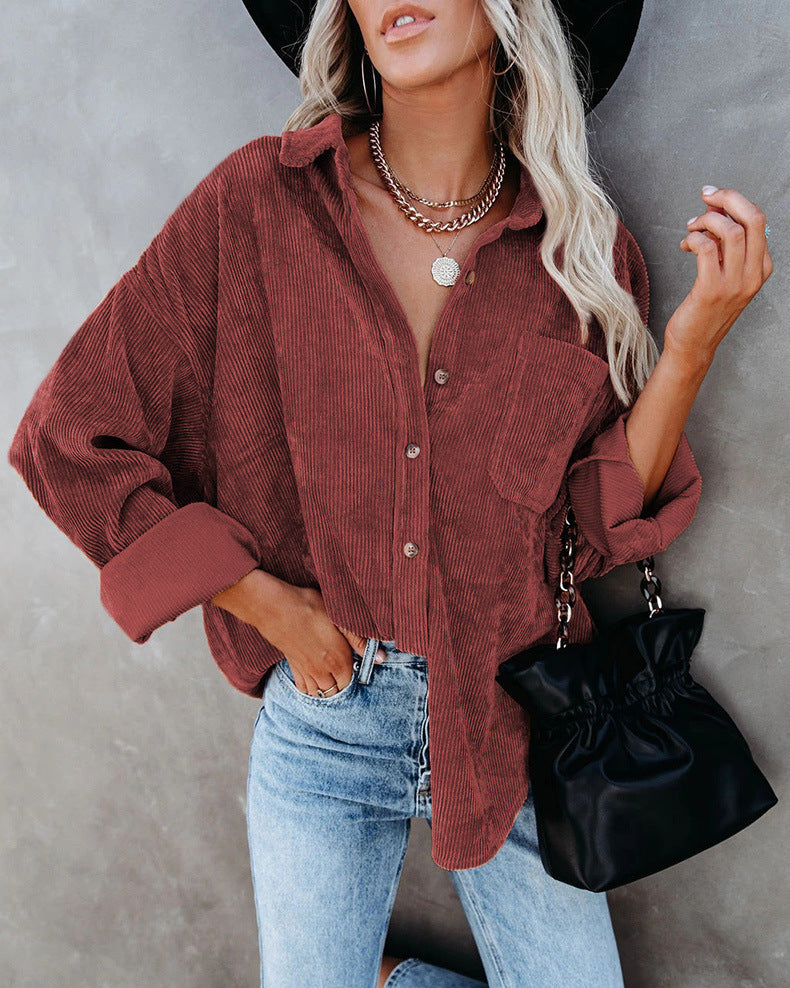 Seren | Vintage Velvet Shirt