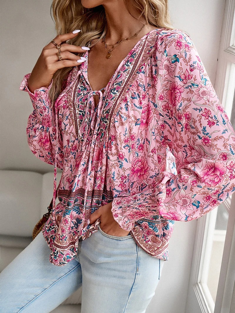 Deborah | Stylish Floral Blouse