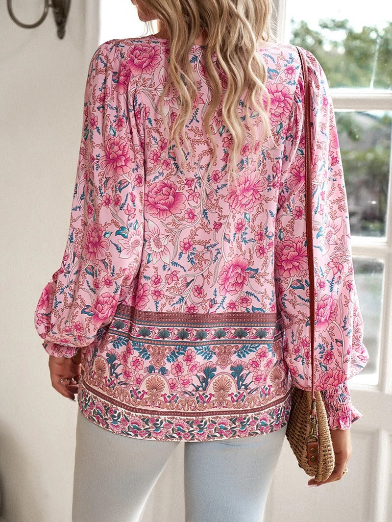 Deborah | Stylish Floral Blouse