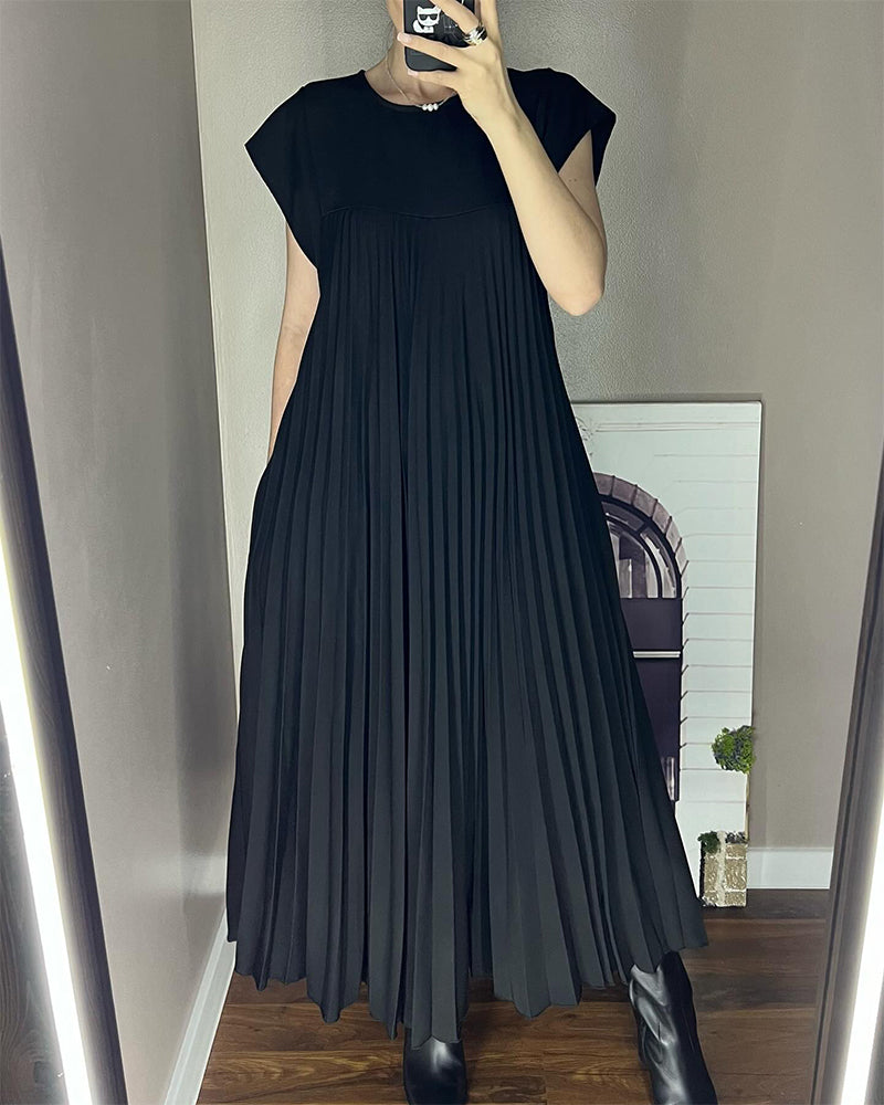 Debra | Elegant Pleated Dress