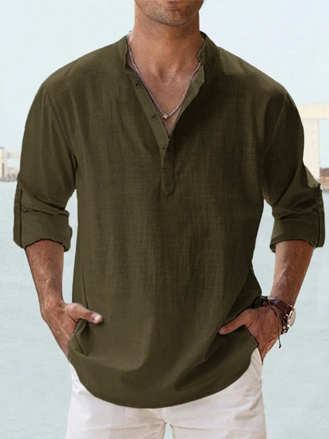 ﻿Chris - Linen Shirt for Men