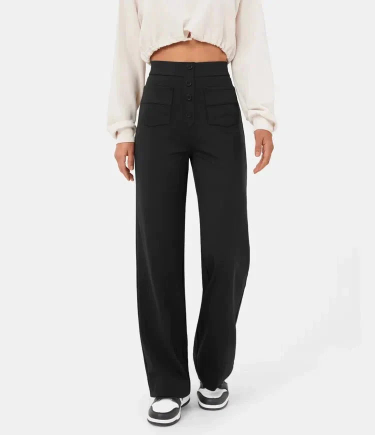 Aussie - High Waist Stretch Trousers