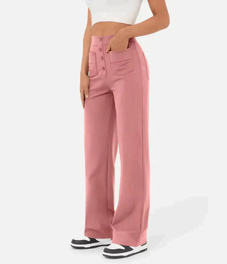 Aussie - High Waist Stretch Trousers