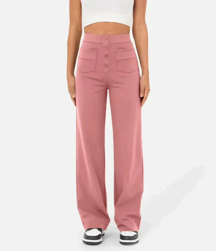 Aussie - High Waist Stretch Trousers