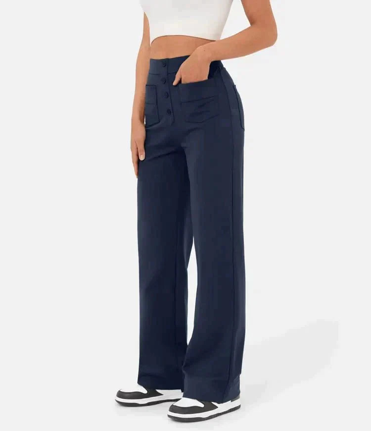 Aussie - High Waist Stretch Trousers