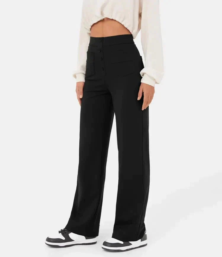 Aussie - High Waist Stretch Trousers