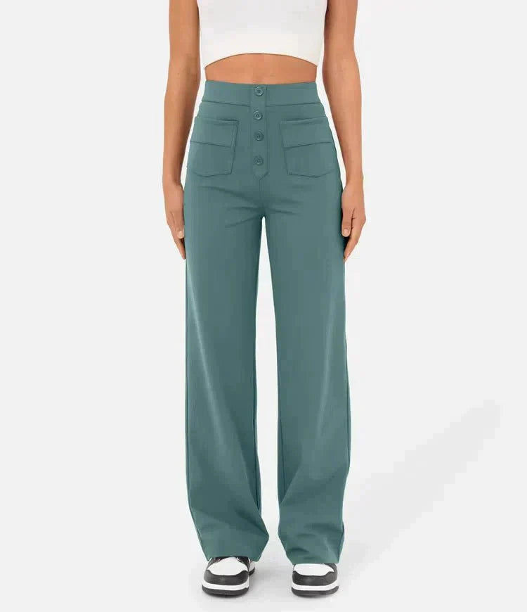 Aussie - High Waist Stretch Trousers