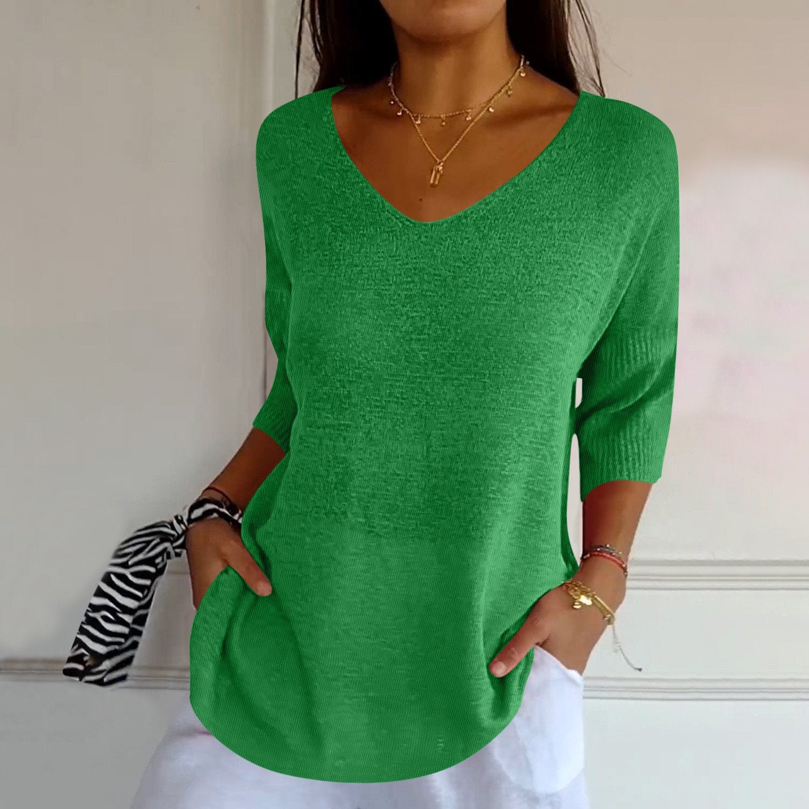 Lorena | Elegant Knitted Shirt