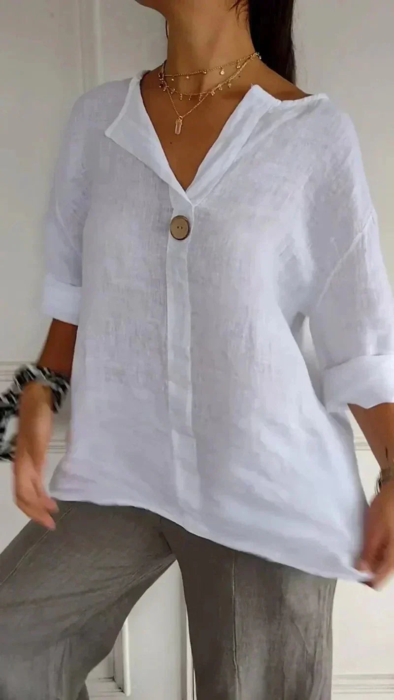 Riley | Elegant V-Neck Shirt